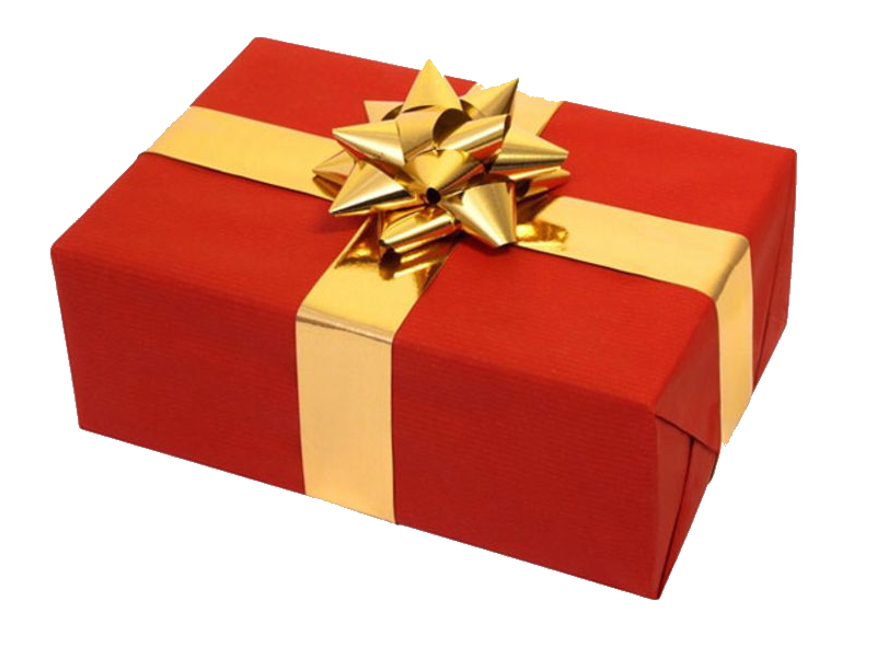 cadeau Just'in Massage boite rouge ruban doré